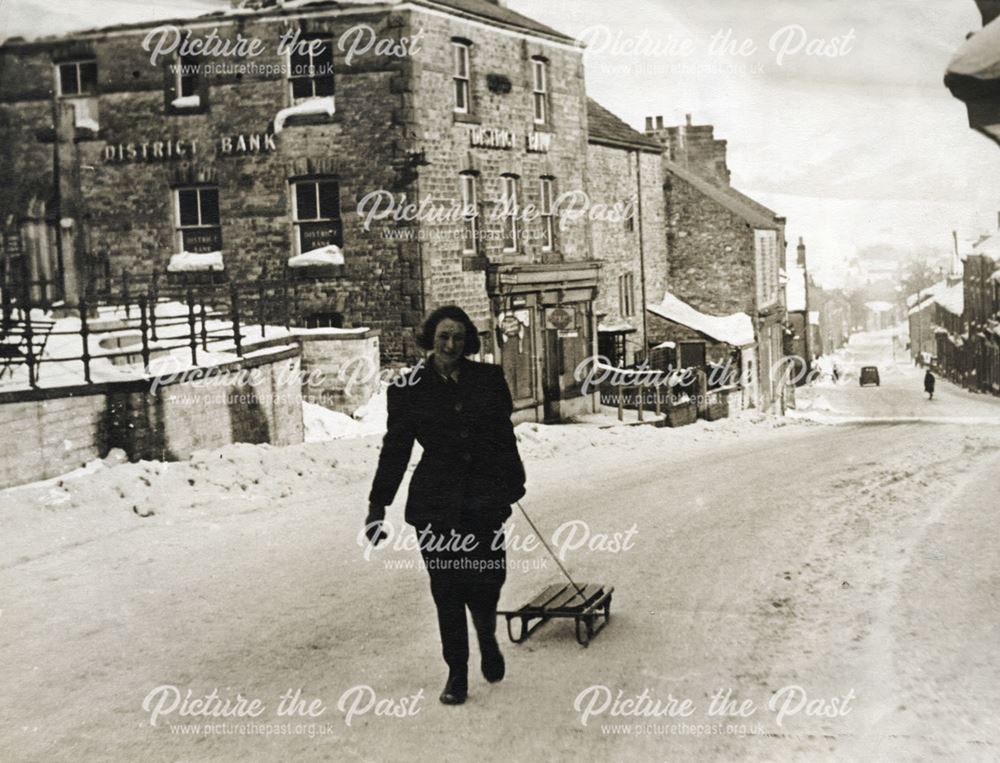 Market Street, Chapel-en-le-Frith, Derbyshire, c 1947