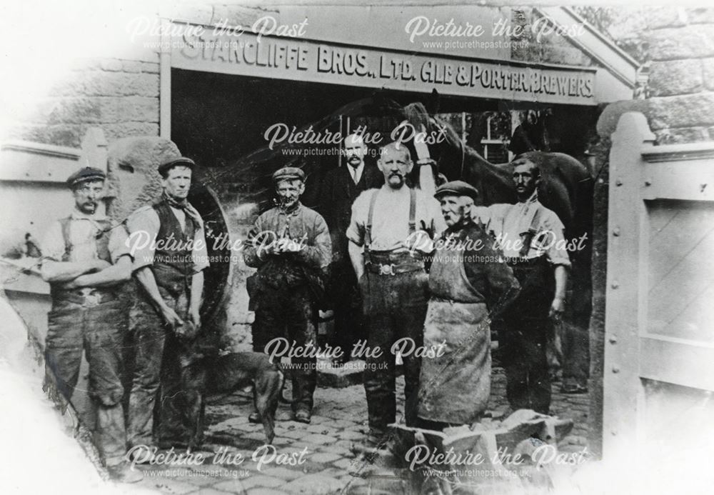 Stancliffe Brothers Brewery, Market Street, Chapel-en-le-Frith, Derbyshire, 1912