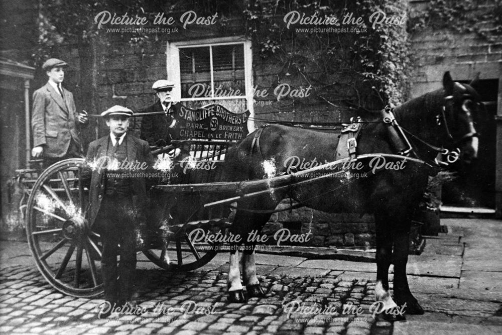 Stancliffe Brothers Brewery, Market Street, Chapel-en-le-Frith, Derbyshire, 1912