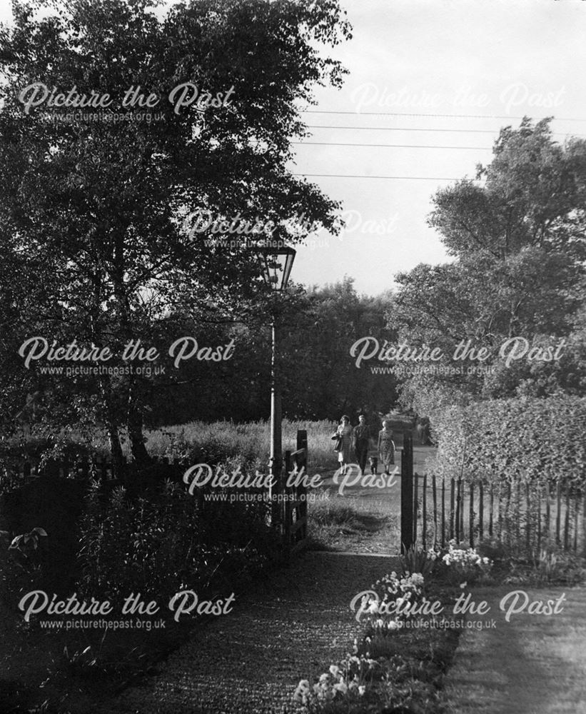 Horderns Park Road, Horderns Lane, Chapel-en-le-Frith, Derbyshire, c 1946