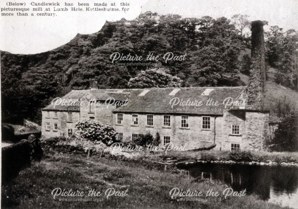 Kettleshume Mill, Lumb Hole, Kettleshulme, c 1930s