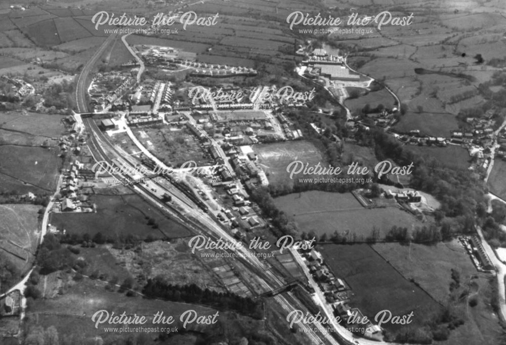 Aerial View From The West, Chinley, 1980 