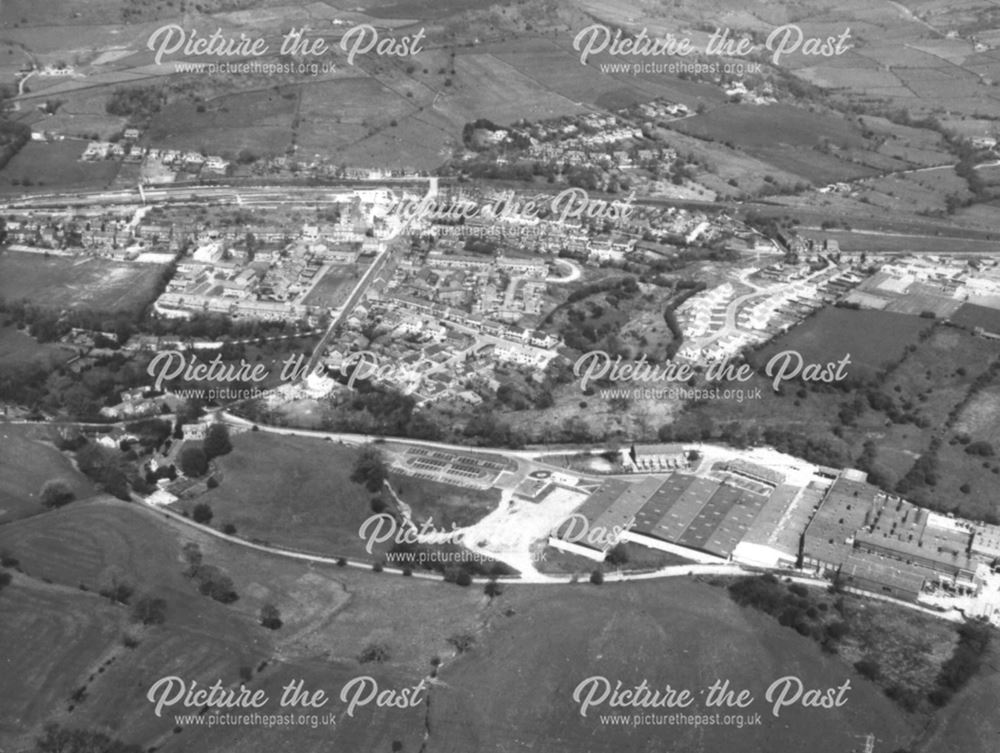 Aerial View of Dorma Loom at Shouting Iron, Chinley, c 1980