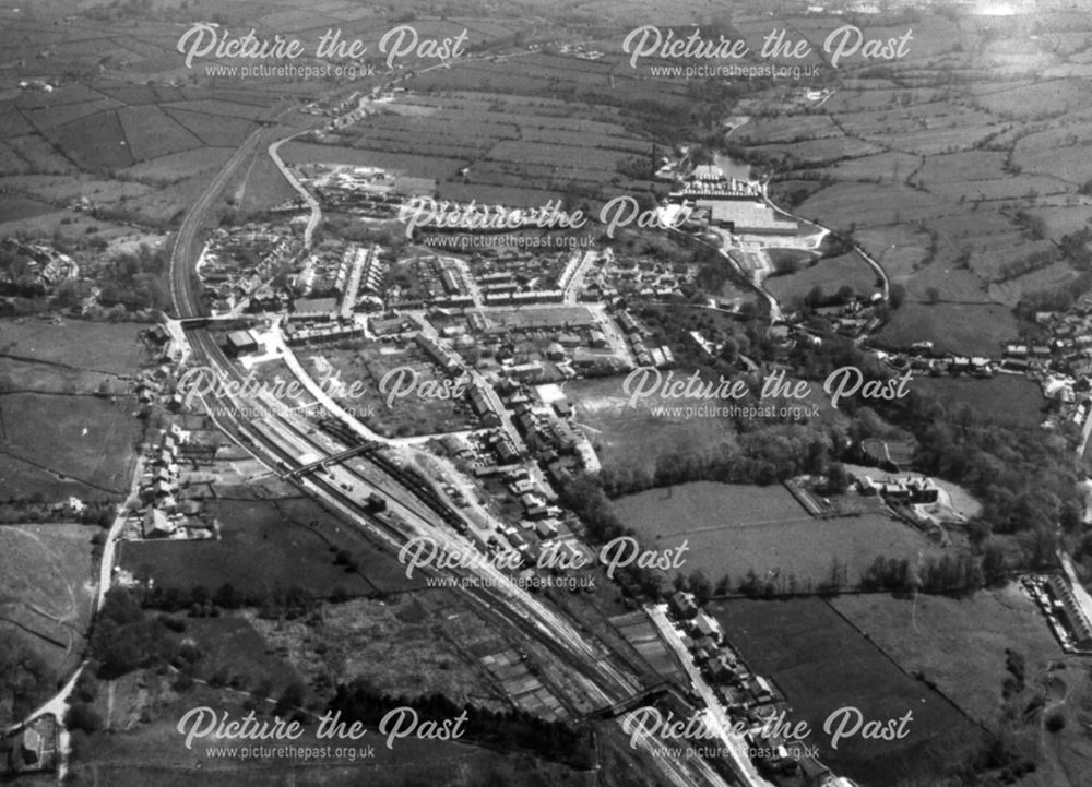 Aerial View, Chinley, c 1980