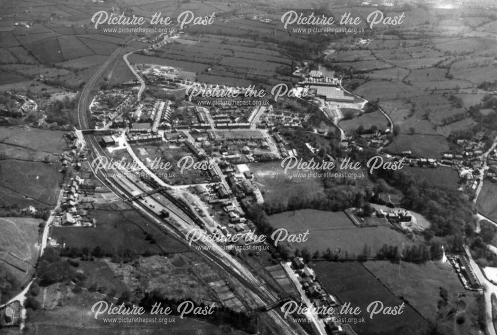 Aerial View, Chinley, c 1980