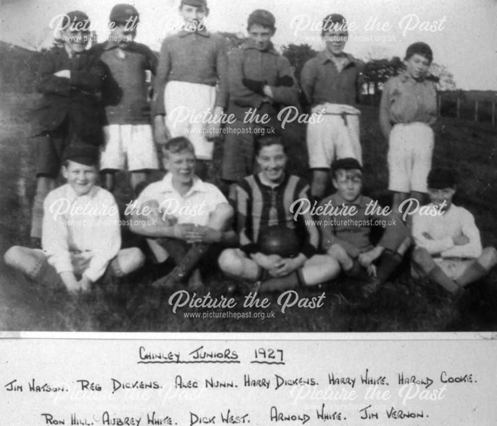 Chinley Juniors Football Team, 1927