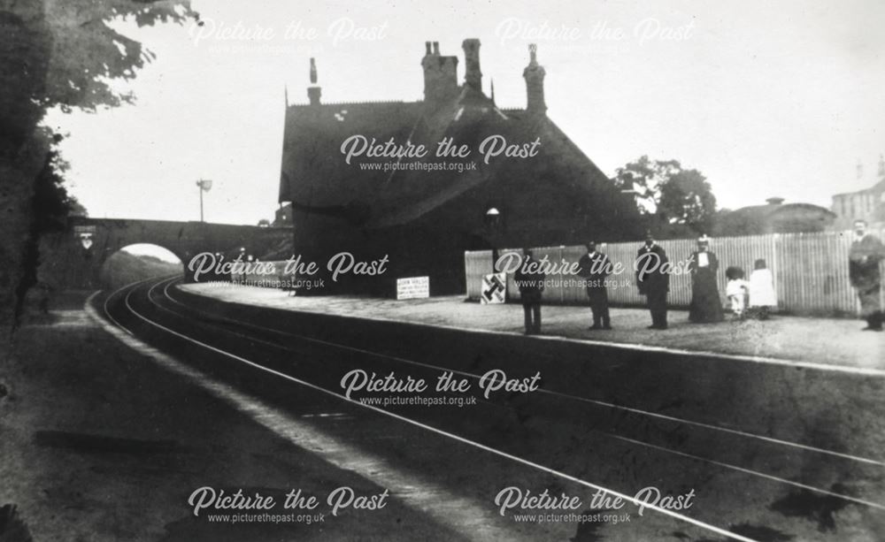 1st Chinley Station, Chinley, c 1890s