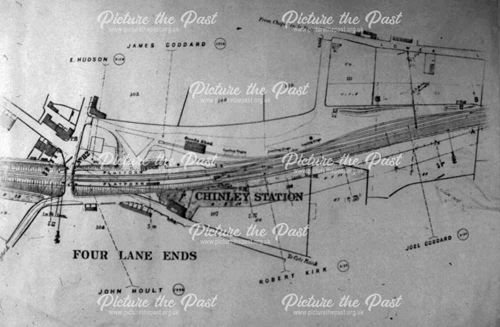 Plans of no.1 Station, Chinley, c 1890s