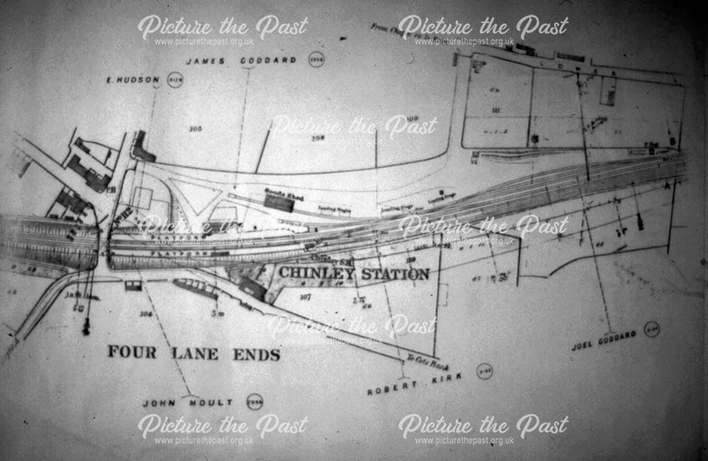 Plans of no.1 Station, Chinley, c 1890s