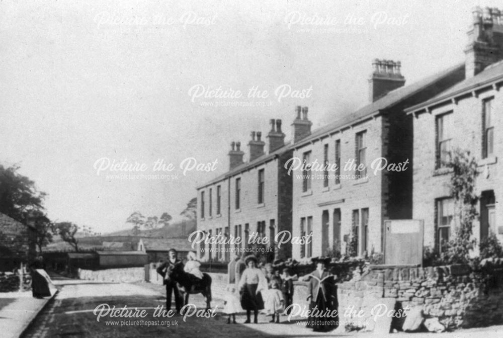 Far End of Lower Lane after 1904, Chinley, c 1900s