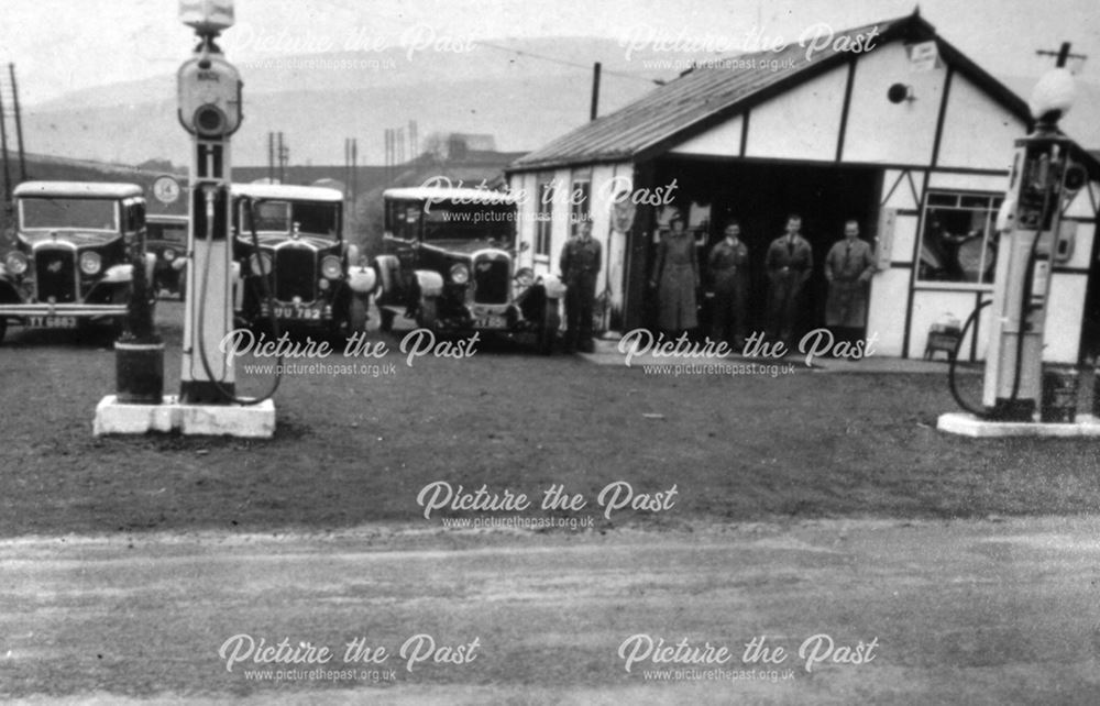 Joe Cooke's Garage, Chinley, c 1930s