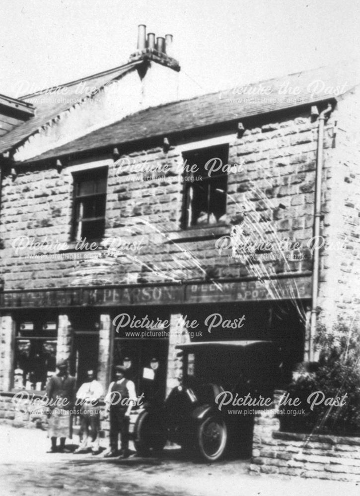 Pearson's Shop, Lower Lane, Chinley, c 1900s
