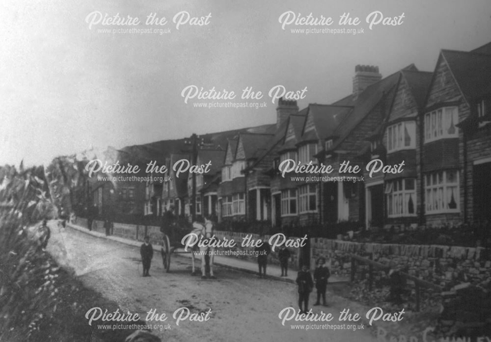 Buxton Road Villas, Chinley, c 1900s