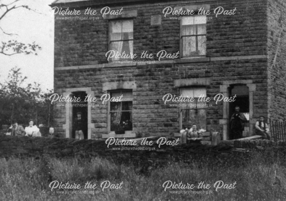 1st houses on Alder Bank, Chinley, c 1890s
