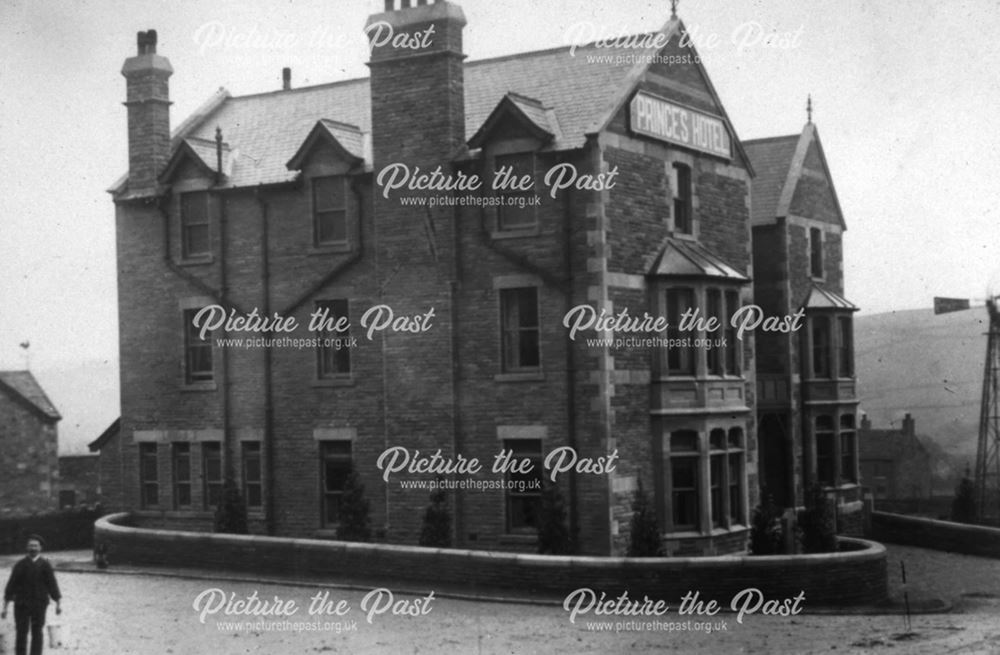 Princes Hotel, Buxton Road, Chinley, c 1900s