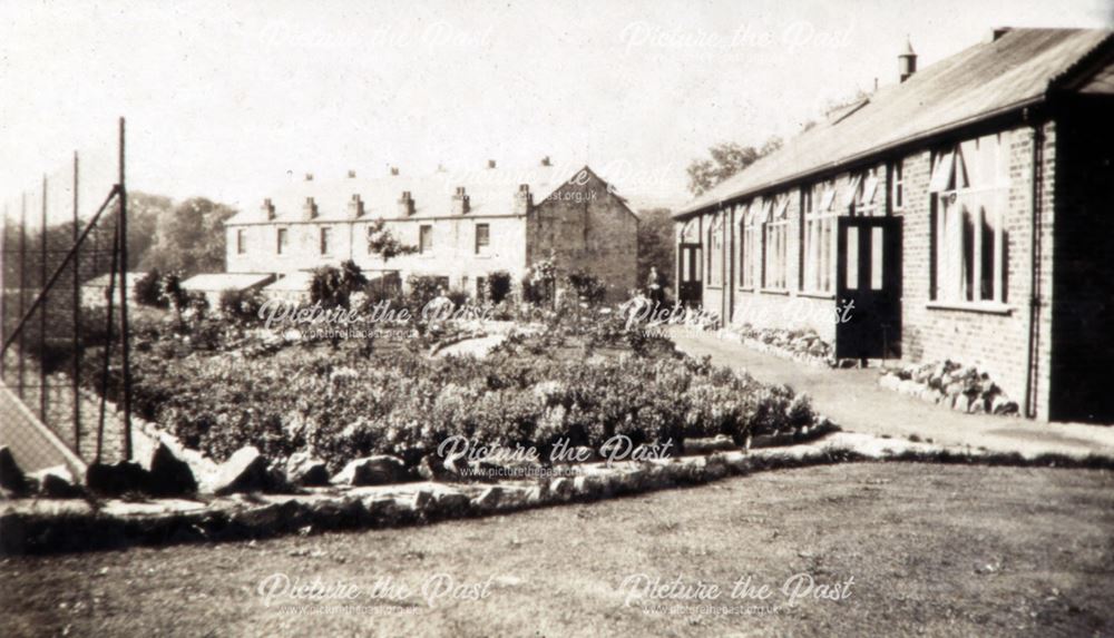 Forge Canteen and Gardens, Whitehough, c 1910s