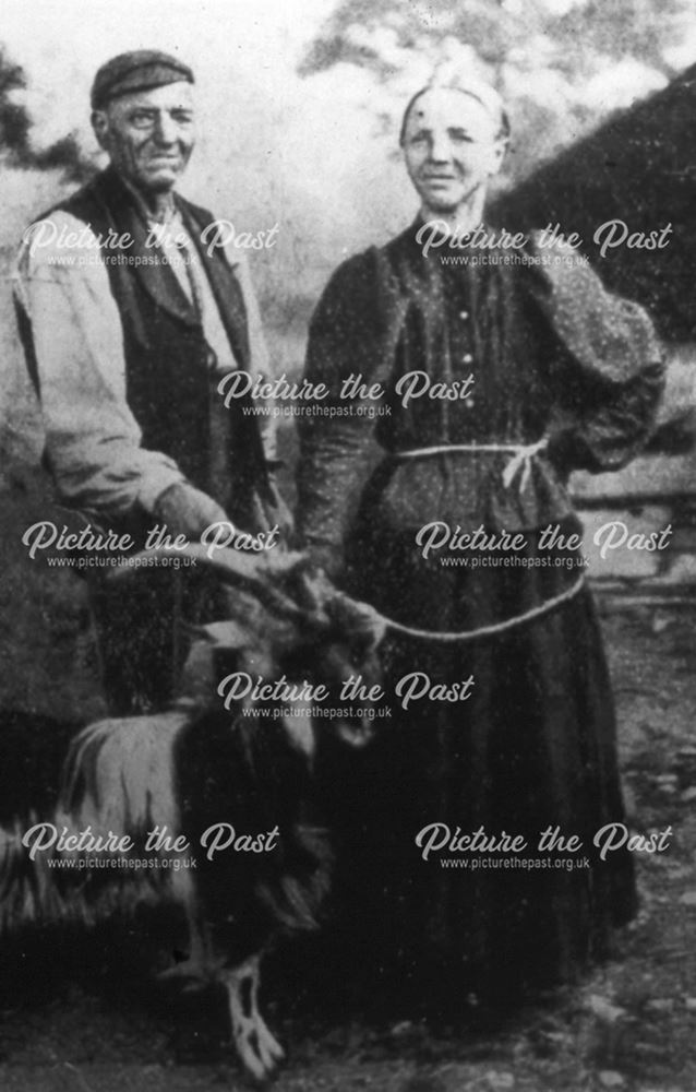 Sam and Cilla Parker, Whitehough, c 1905