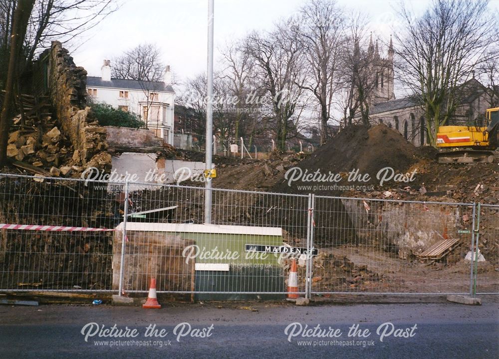 Demolition of Old Stylax Building, Sheffield Road, Chesterfield, 1995