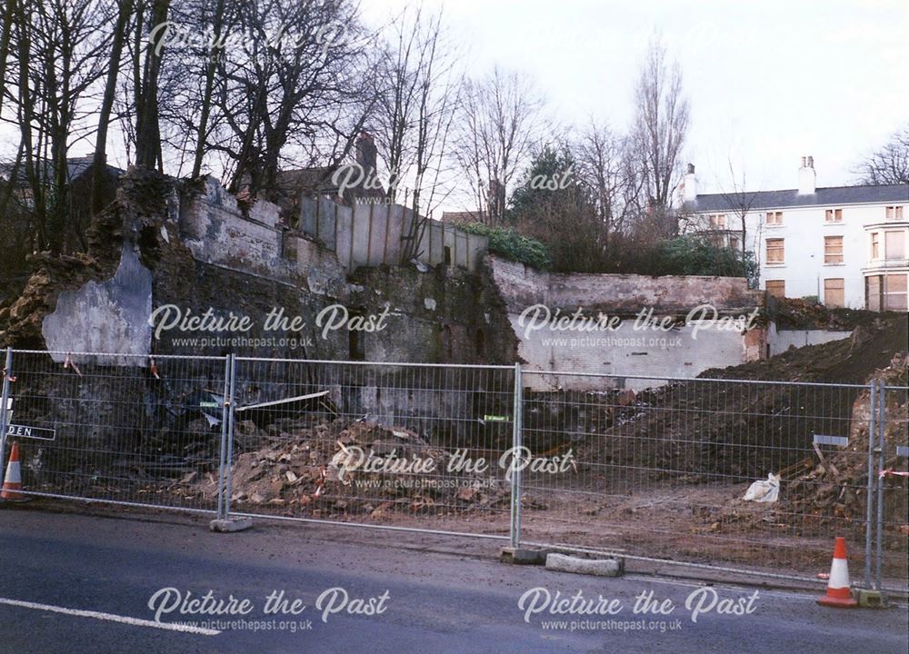 Demolition of Old Stylax Building, Sheffield Road, Chesterfield, 1995