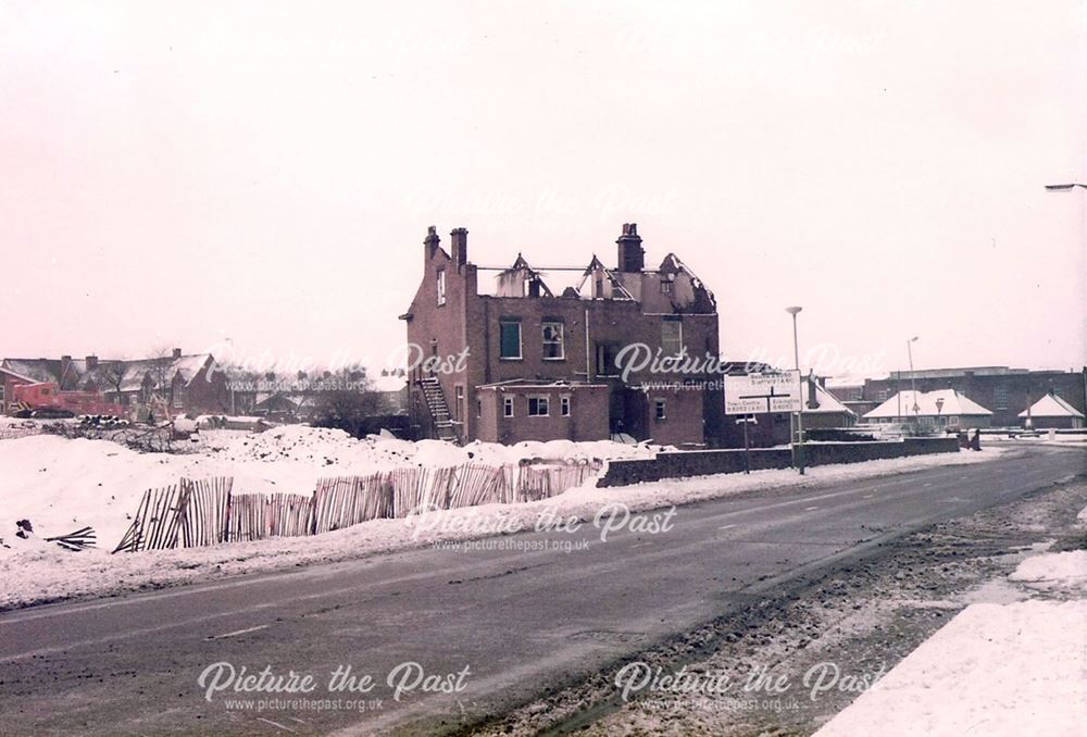 Bypass Construction, Railway Hotel, Brimington Road North, Whittington Moor, 1980s