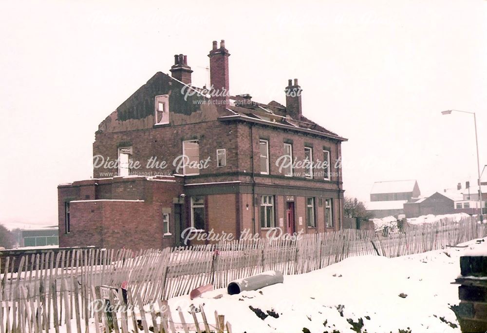 Bypass Construction, Railway Inn, Brimington Road North, Whittington Moor, 1980s