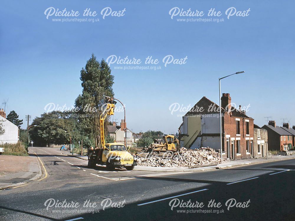 Demolition of Terraced Houses on Chatsworth Road / Storrs Road, Brampton, Chesterfield.