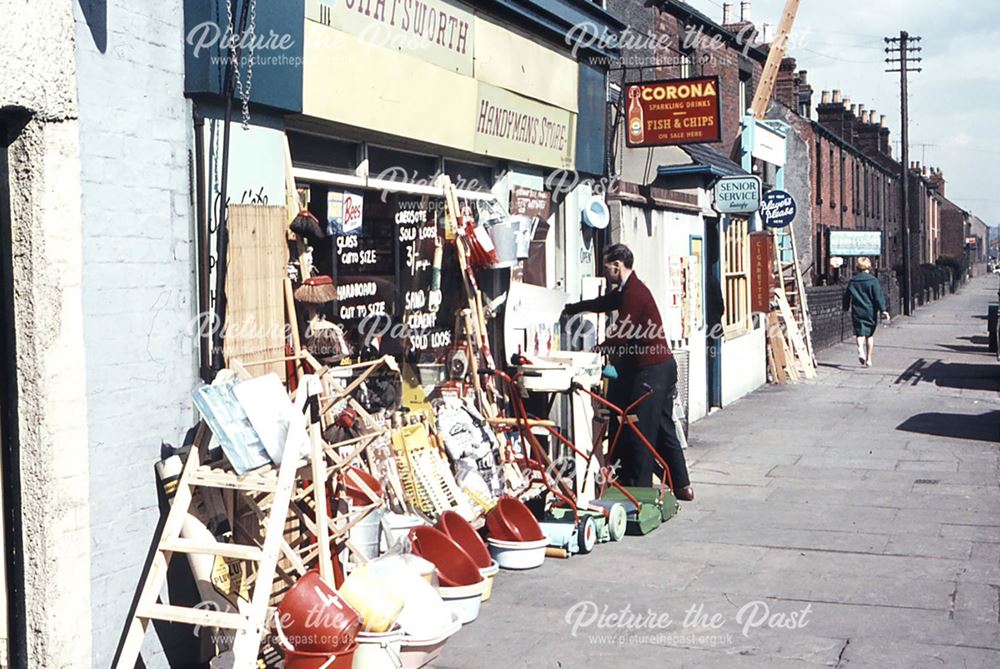 Chatsworth Handyman Store, Chatsworth Road, Brampton, Chesterfield, 1963