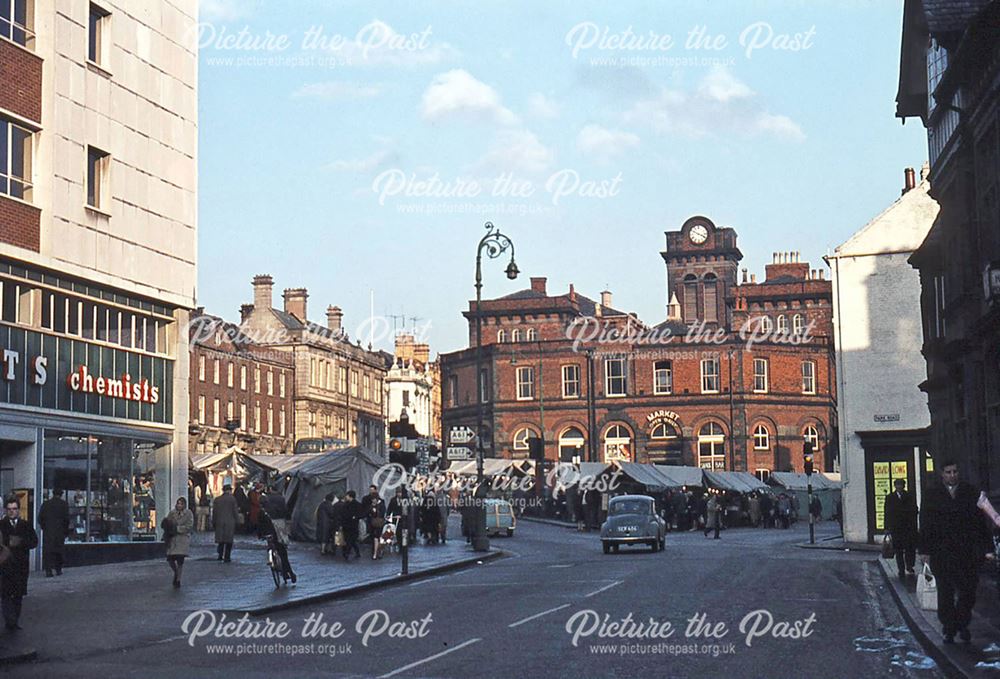 New Square and Market Hall, Chesterfield 1966