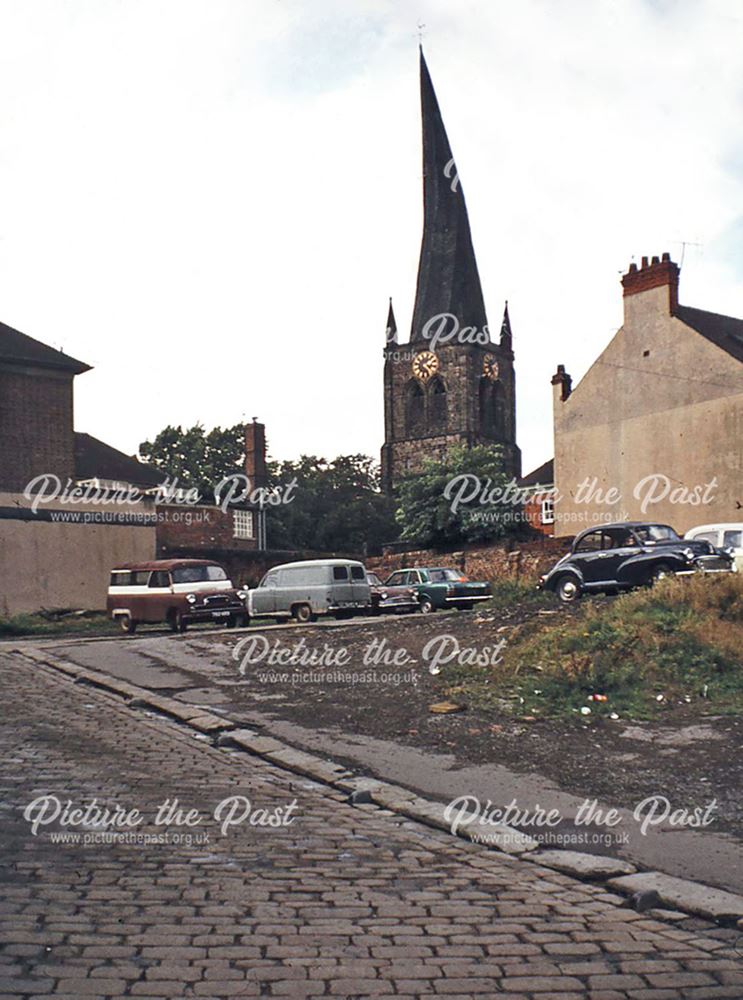 Crooked Spire from Spa Lane, Chesterfield