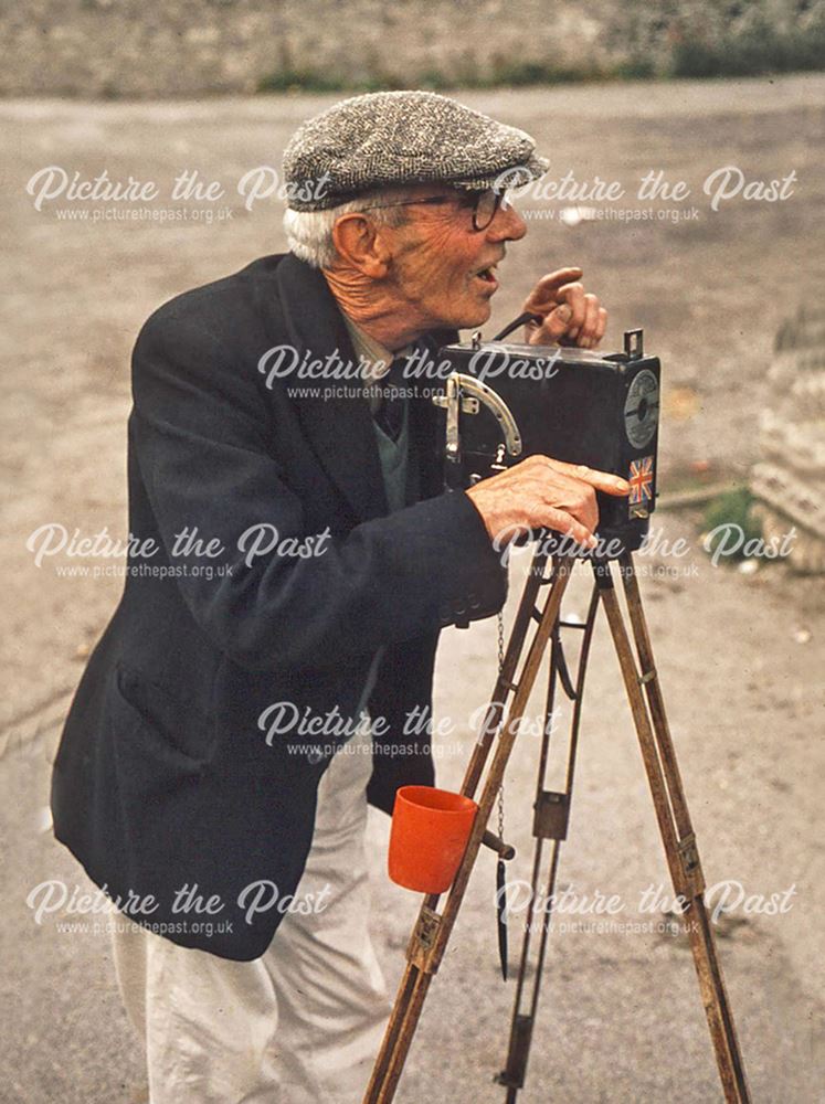 Tintype Photographer, Castleton 1967