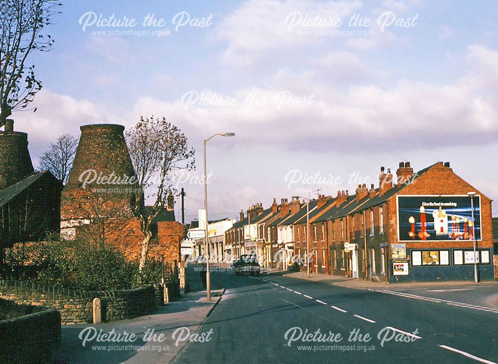 Sheffield Road, Whittington Moor, Chesterfield, 1968