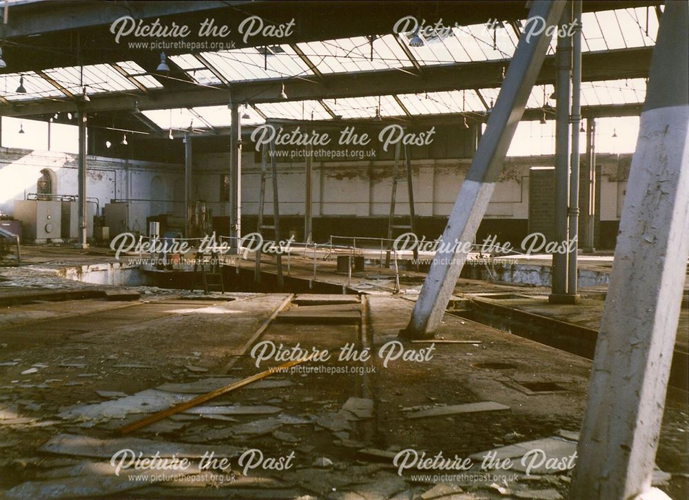 Barrow Hill Roundhouse, near Staveley, 1994 (Before Refurbishment)