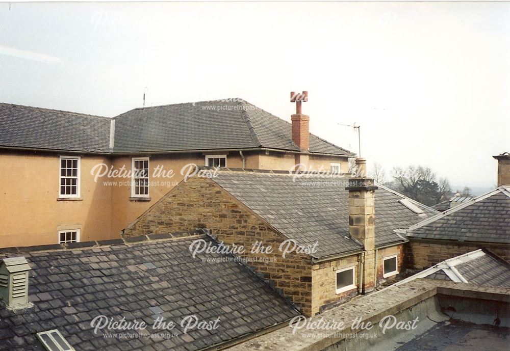 Whittington Hall Hospital - Rooftop View, Old Whittington, 1996