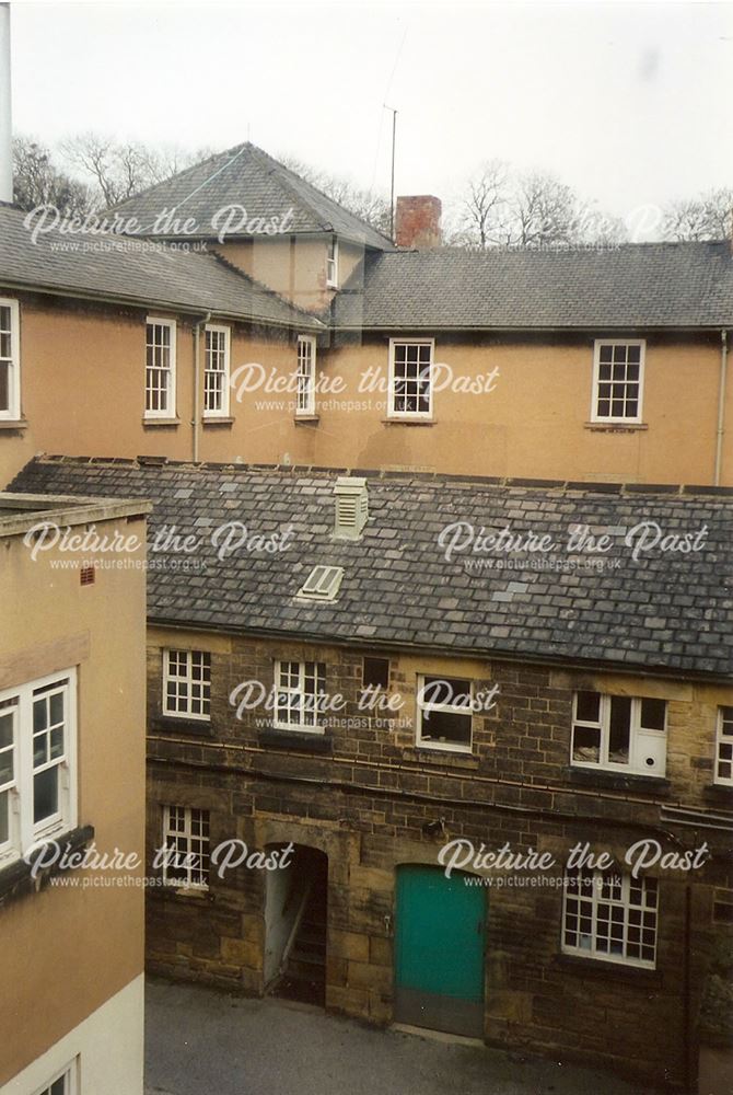 Central Courtyard, Whittington Hall Hospital, Old Whittington, 1996