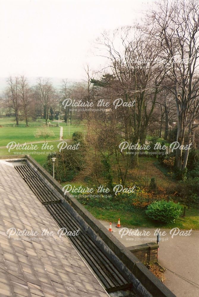 Driveway and View to High Street, Whittington Hall Hospital, Old Whittington, 1996