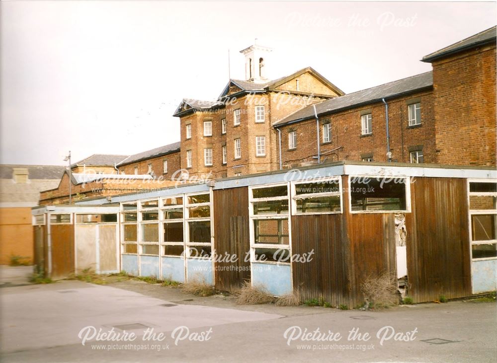 Rear of Scarsdale Hospital, Newbold Road, Chesterfield, late 1990s