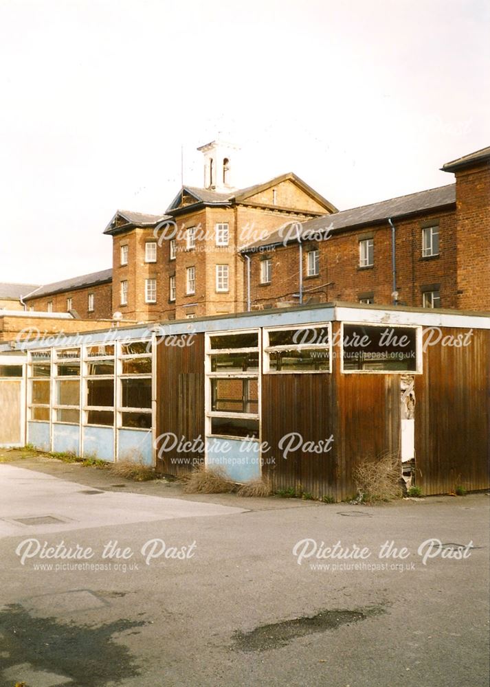 Rear of Scarsdale Hospital, Newbold Road, Chesterfield, late 1990s