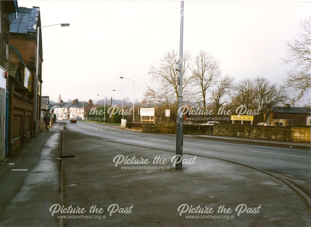 View Along Station Road, Old Whittington Towards Whittington Moor, Chesterfield, 1994