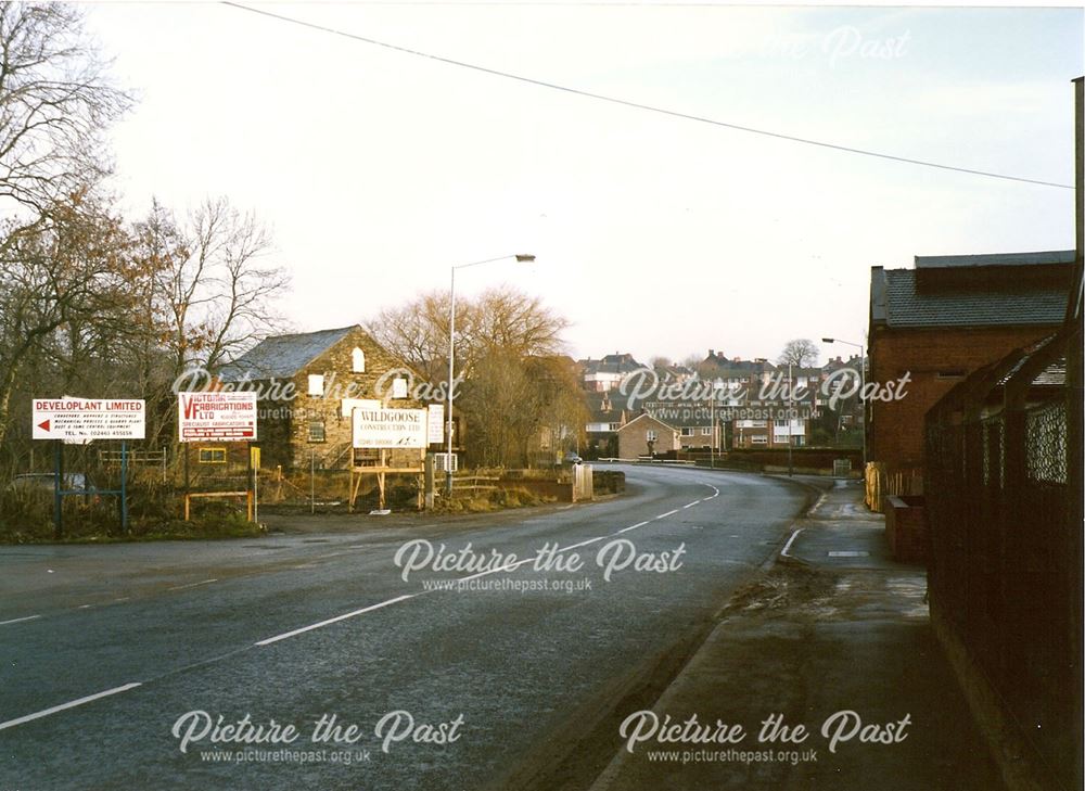 Old Mill and Gas Works, Station Road, Old Whittington, 1994