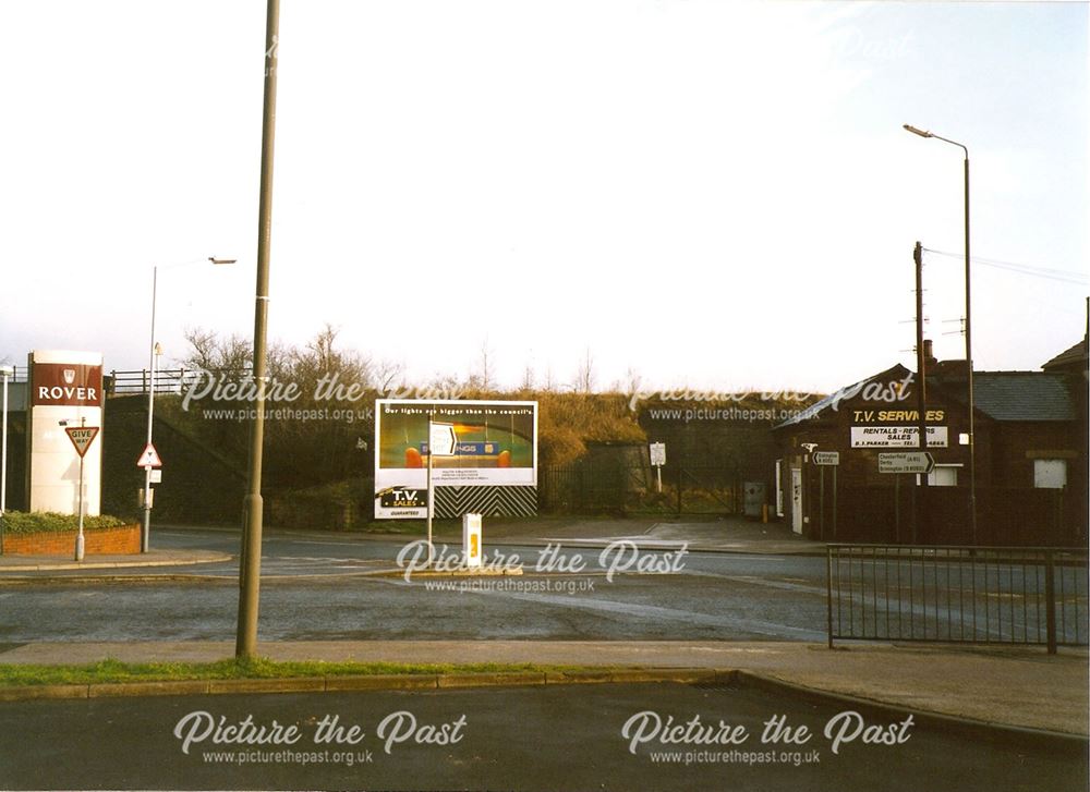 Old Sheepbridge and Whittington Station, Sheffield Road/Station Road, nr. Whittington Moor, 1994