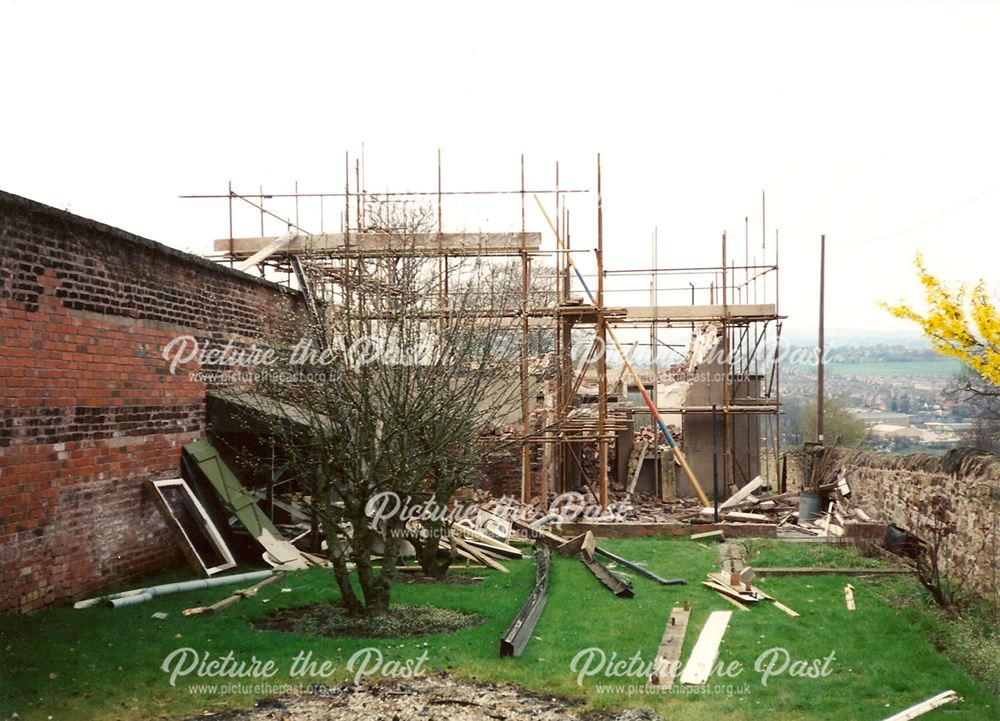 Demolition Before Construction of Tapton Park Innovation Centre, Tapton, 1996