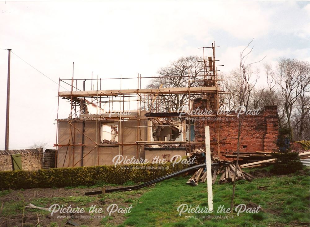 Demolition Before Construction of Tapton Park Innovation Centre, Tapton, 1996