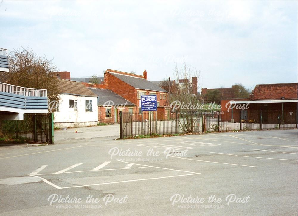 Buildings (Old Slaughterhouse?) on Markham Road, Chesterfield, late1990s