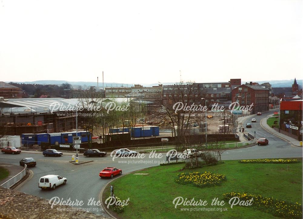 West Bars Roundabout, Chatsworth Road and Boythorpe Road, Chesterfield, late 1990s