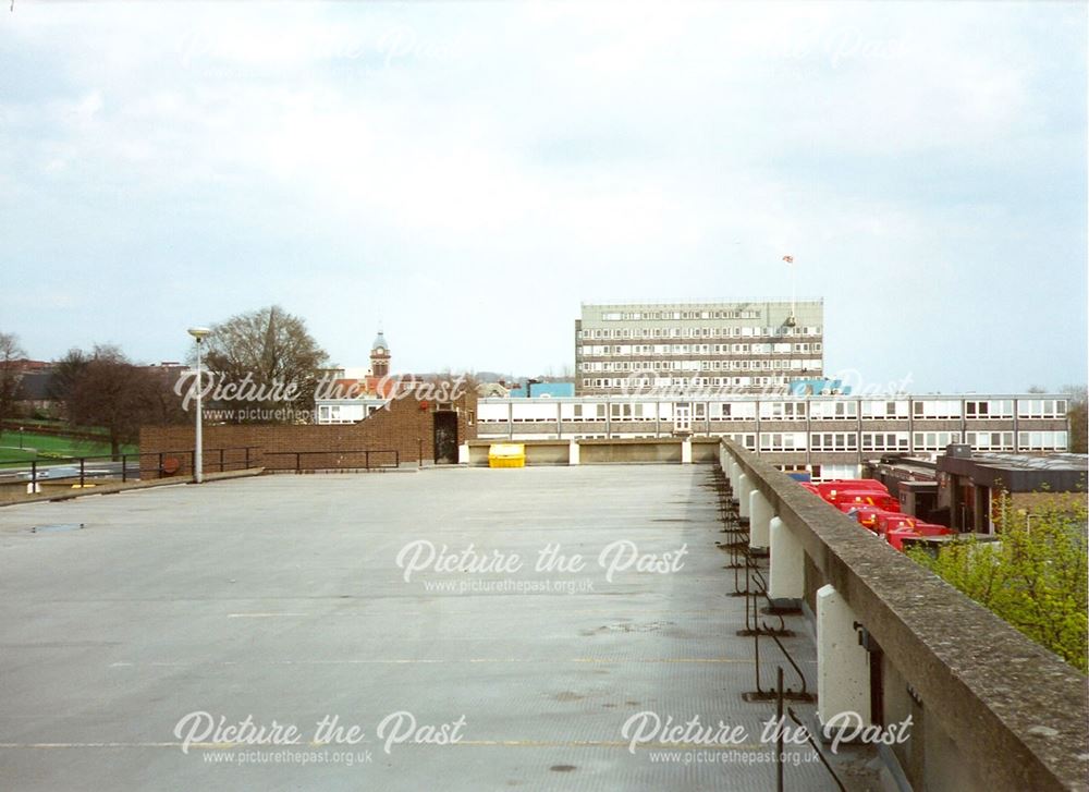 Chetwynd House (AGD), from Multi-Storey, West Bars, Chesterfield, late 1990s