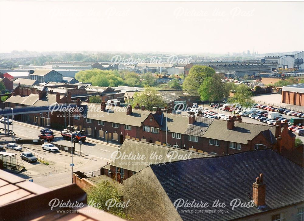 Ragged School, Bus Station and Markham Road, Chesterfield, late 1990s