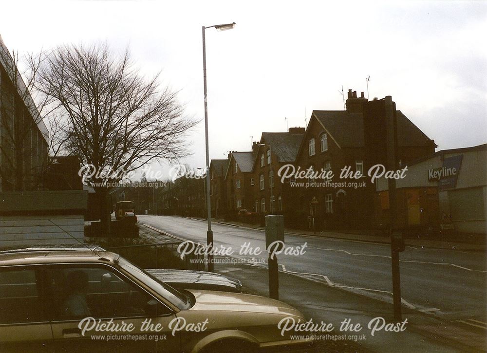 Boythorpe Road near Old Queens Park Sports Centre, Chesterfield, 1995