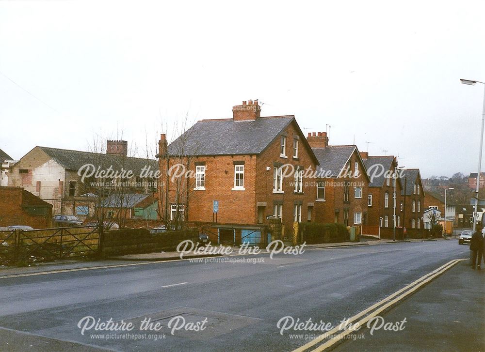 Houses and Co-op Buildings, Later Demolished, Boythorpe Road, Chesterfield, 1995