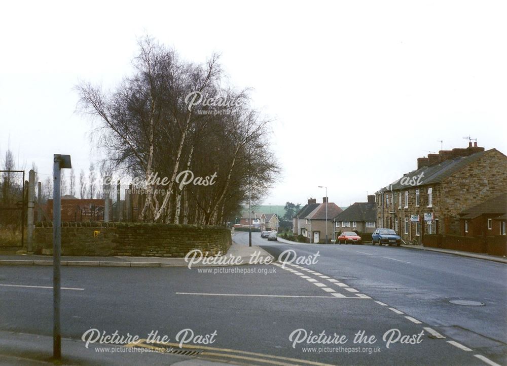 Junction of Stone Lane and High Street, New Whittington, 1995