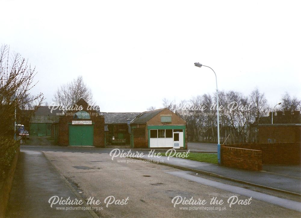 Redhouse Close to Garage at Junction with Stone Lane, New Whittington, 1995